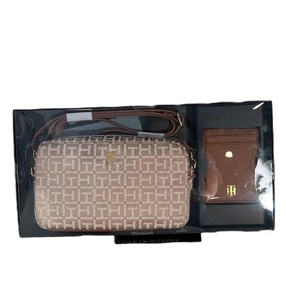 TOMMY HILFIGER Women Beige Sling Bag withh cardholder - Picture 2 of 2